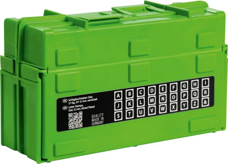 Raznice s písmeny, poniklováno, výška písma 8 mm TURNUS 331-008 ve výprodeji (EDE97230008V)