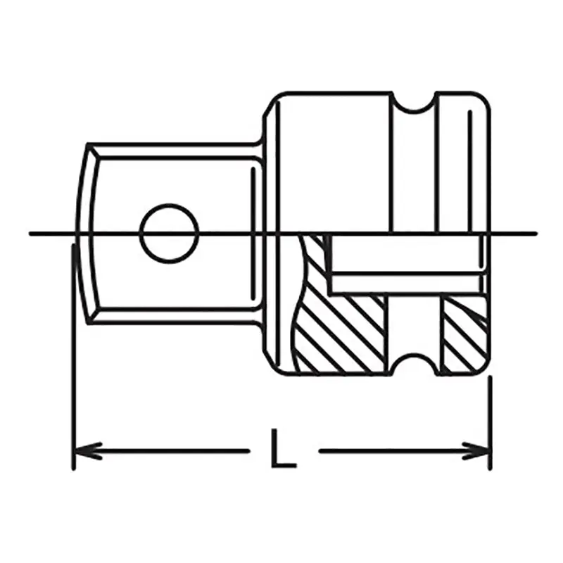 Adaptér vnitřní 1" x 1 1/2" vnější Koken 18877A, tvrzený (KOK18877A)