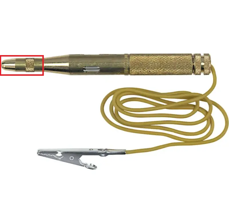 Zkoušečka světlometů 6-24V - chybí čepička