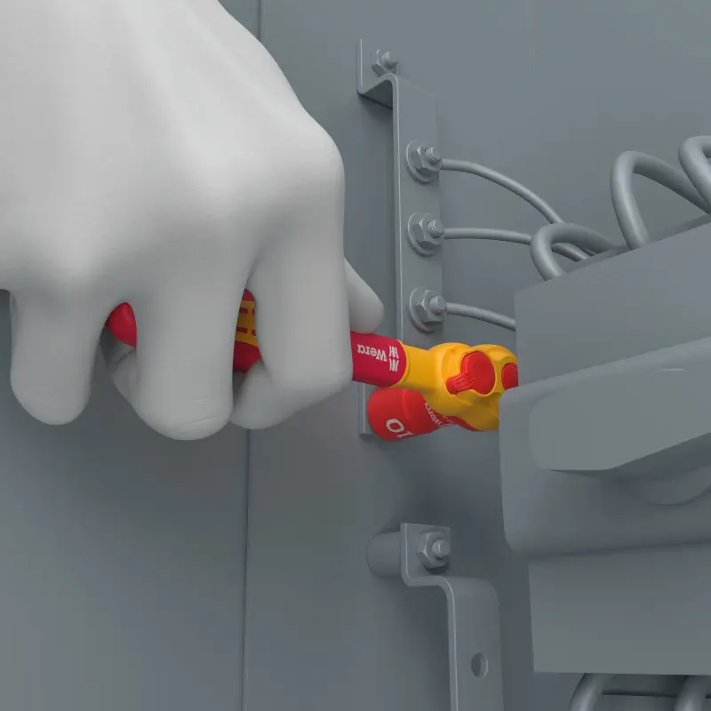 Wera 004866 Izolovaná ráčna Zyklop 8007 A 1/4" VDE s přepínací páčkou, izolovaná (W05004866001), W05004866001