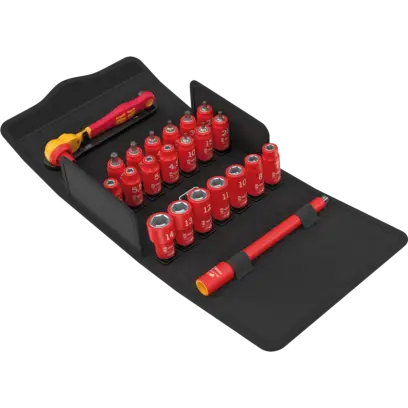 Wera 004967 Gola sada 1/4" s ráčnou Zyklop 8100 SA VDE, metrická (W05004967001)