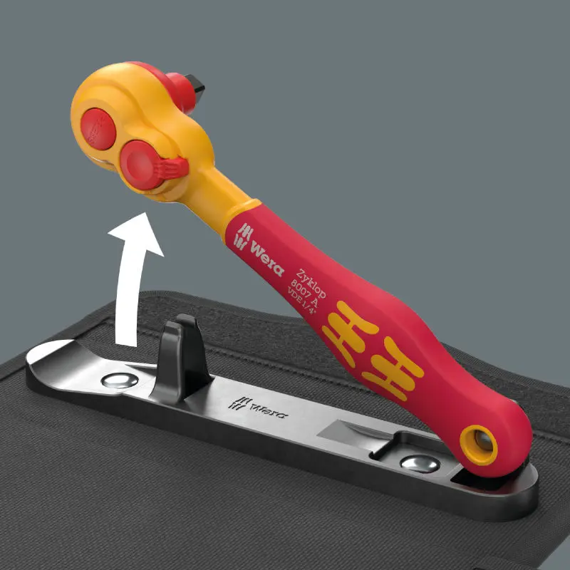 Wera 004967 Gola sada 1/4" s ráčnou Zyklop 8100 SA VDE, metrická (W05004967001)