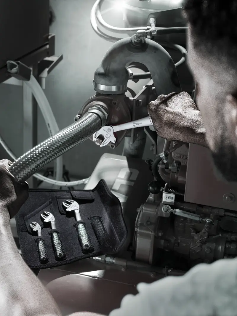 Wera 020111 Samonastavitelné otevřené klíče s ráčnou (7 ÷ 32 mm nebo 1/4"-1 1/4") 6004 Joker - 6 ks (W05020111001), W05020111001