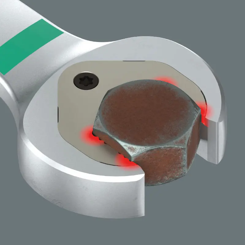 Wera 020362 Očkoplochý ráčnový klíč SB 3/8" 6007 Joker, dlouhý, palcový (W05020362001)