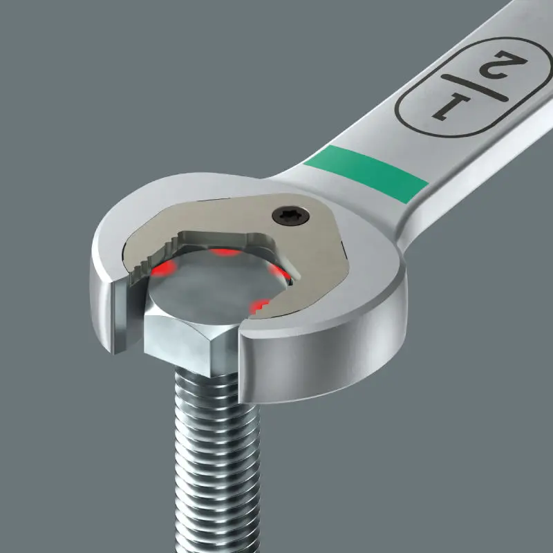 Wera 020362 Očkoplochý ráčnový klíč SB 3/8" 6007 Joker, dlouhý, palcový (W05020362001)