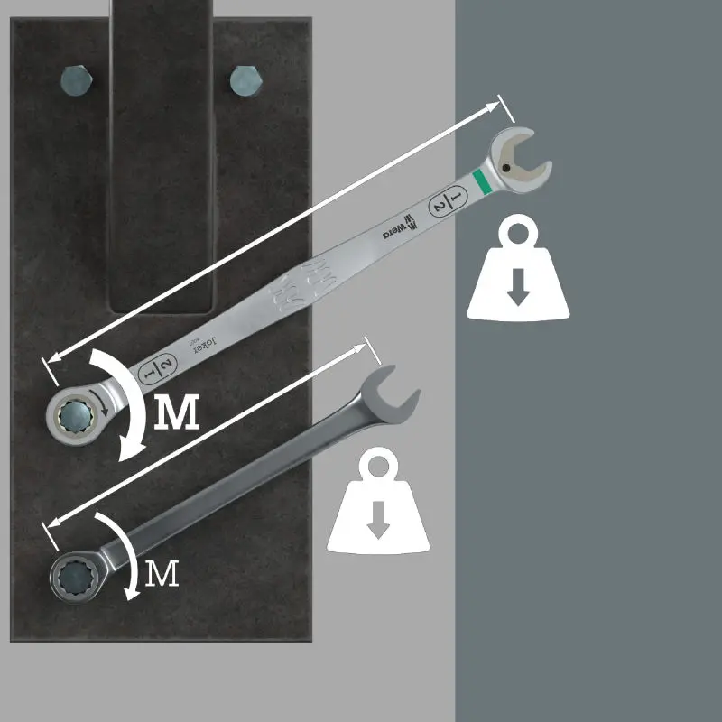 Wera 020362 Očkoplochý ráčnový klíč SB 3/8" 6007 Joker, dlouhý, palcový (W05020362001)