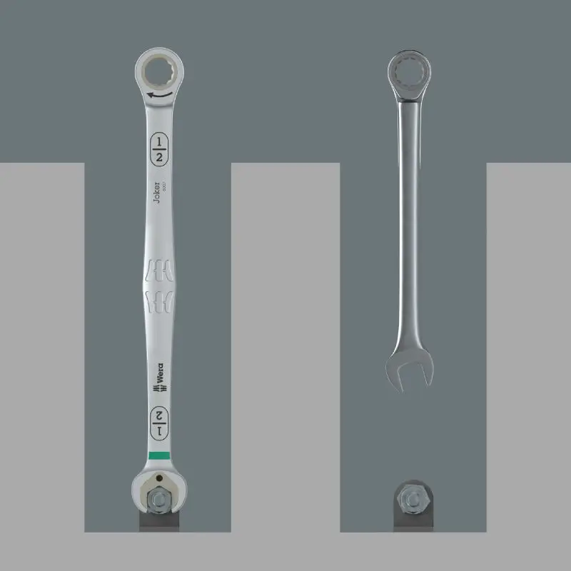 Wera 020366 Očkoplochý ráčnový klíč SB 5/8" 6007 Joker, dlouhý, palcový (W05020366001)