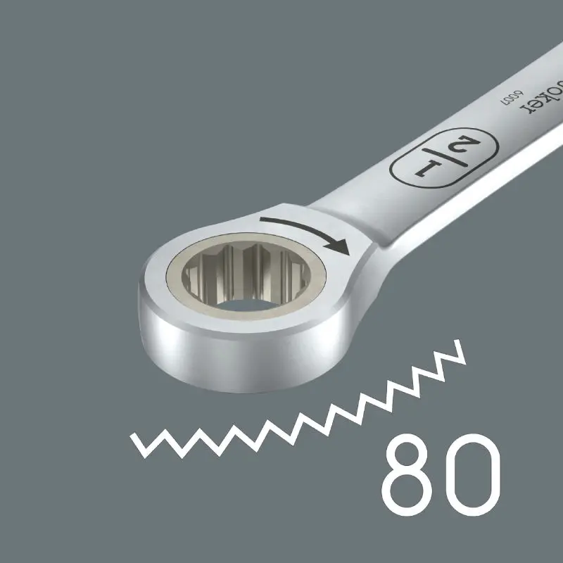 Wera 020368 Očkoplochý ráčnový klíč SB 3/4" 6007 Joker, dlouhý, palcový (W05020368001)