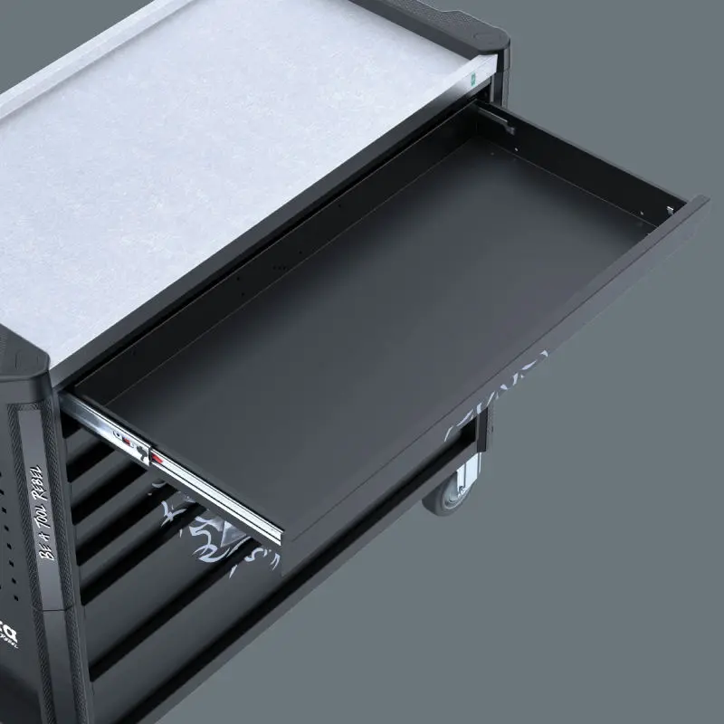 Wera 150131 Pojízdný dílenský vozík 9701 (7 zásuvek) Tool Rebel Nerez XXL 1 - 188 ks nářadí (W05150131001), W05150131001