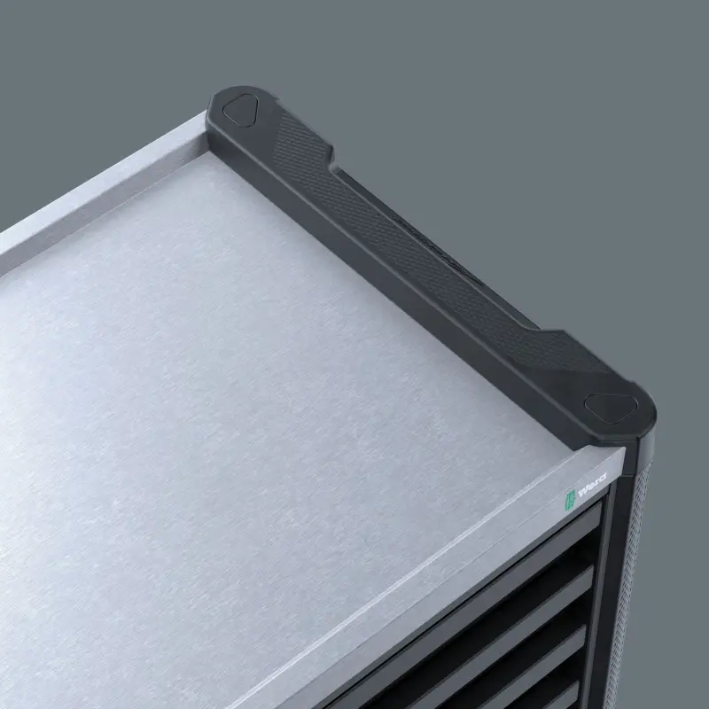 Wera 150132 Pojízdný dílenský vozík 9702 (7 zásuvek) Tool Rebel Nerez XXL 2 - 202 ks nářadí (W05150132001), W05150132001