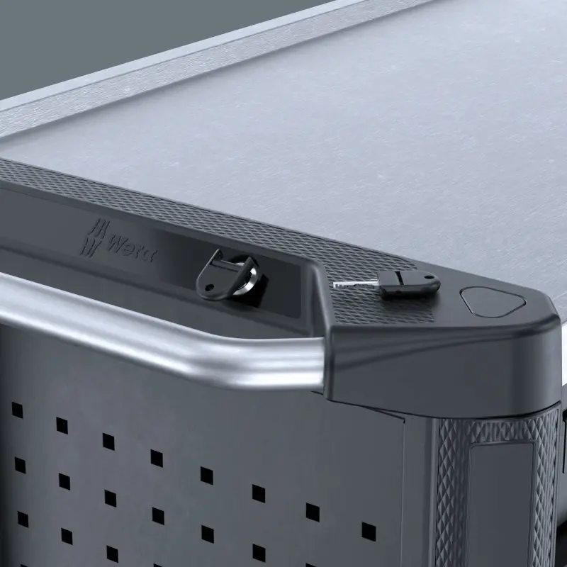 Wera 150132 Pojízdný dílenský vozík 9702 (7 zásuvek) Tool Rebel Nerez XXL 2 - 202 ks nářadí (W05150132001), W05150132001