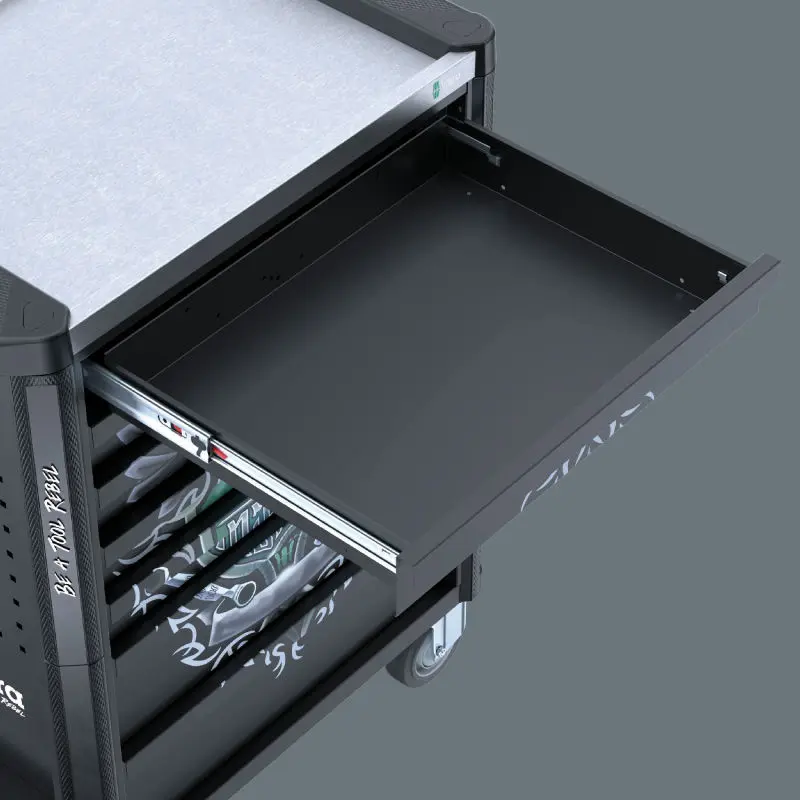 Wera 150135 Pojízdný dílenský vozík 9705 (7 zásuvek) Tool Rebel Nerez 1 - 177 ks nářadí (W05150135001), W05150135001