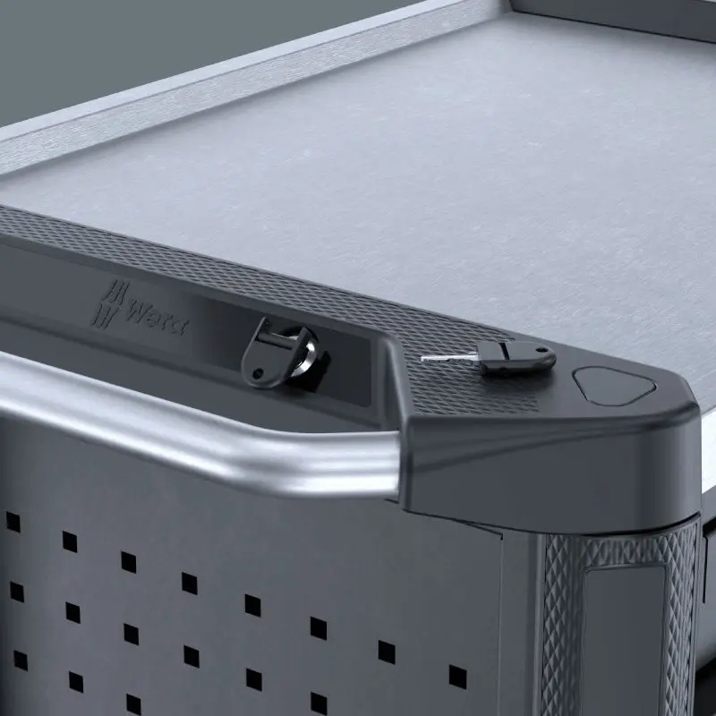 Wera 150135 Pojízdný dílenský vozík 9705 (7 zásuvek) Tool Rebel Nerez 1 - 177 ks nářadí (W05150135001), W05150135001