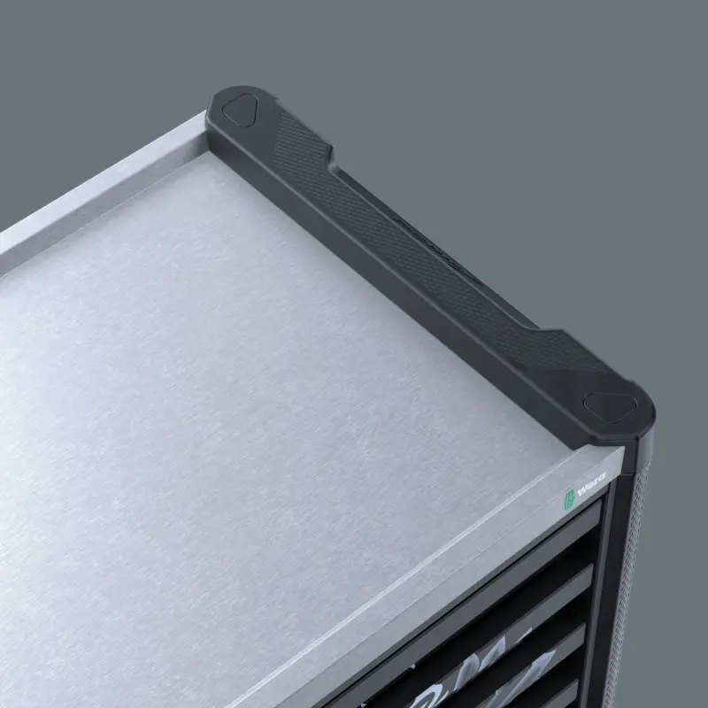 Wera 150136 Pojízdný dílenský vozík 9706 (7 zásuvek) Tool Rebel Nerez 2 - 191 ks nářadí (W05150136001), W05150136001