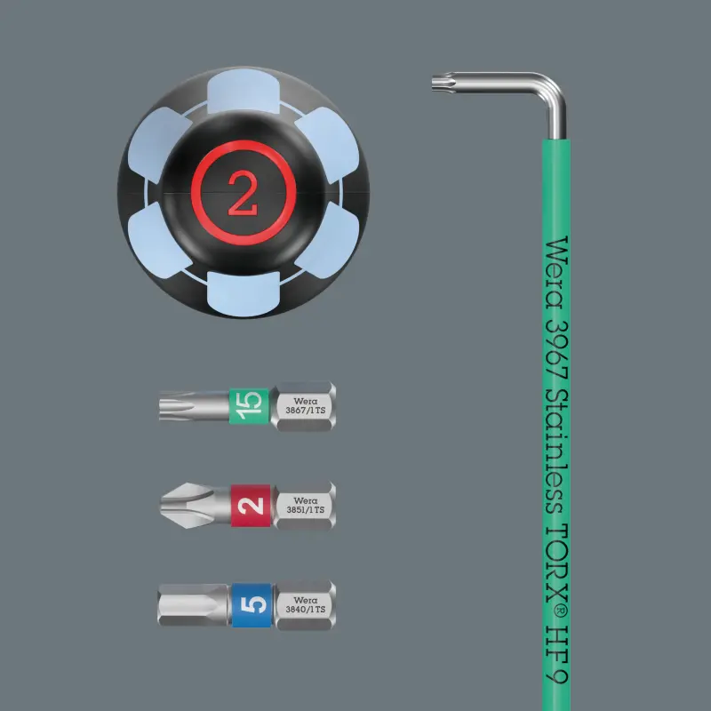 Wera 150160 Pěnová vložka 9760 Nářadí z nerezové oceli pro univerzální použití Sada 1 - 36 ks (W05150160001), W05150160001