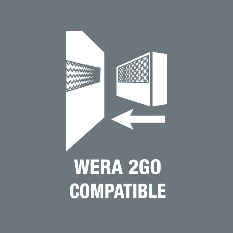 Wera 136568 Zavírací textilní pouzdro 9581 Prázdné pro kontrolní nářadí Tool-Check Combi 1 (W05136568001), W05136568001