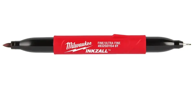 Značkovač Milwaukee INKZALL, oboustranný - hrot/jemný, 4932501154