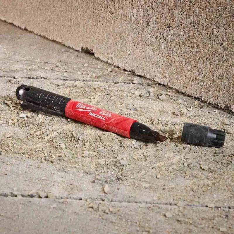 Značkovač Milwaukee INKZALL, oboustranný - jemný/plochý, 4932501155