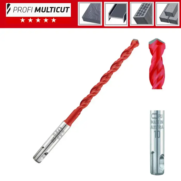 Víceúčelový vrták pr. 8x400/450 mm Alpen Profi Multicut SDS-plus (ALPEN0057900800100)