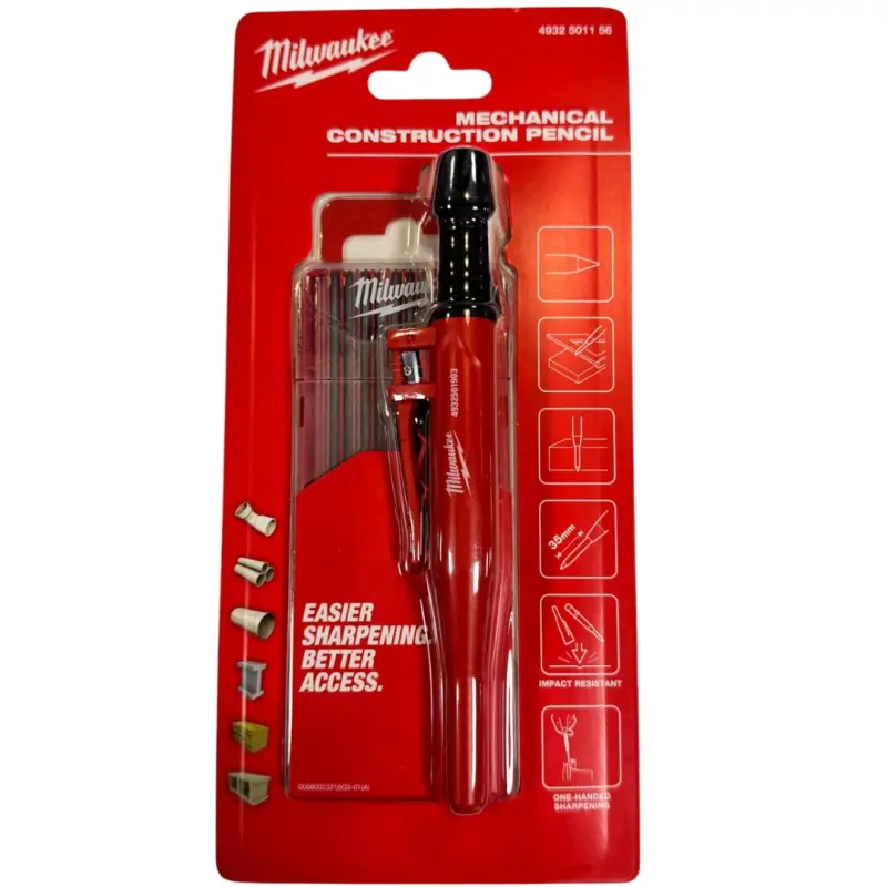 247101-tesarska-tuzka-2-8-mm-milwaukee-1-ks-tuzky-10-ks-grafitove-tuhy-4932501156