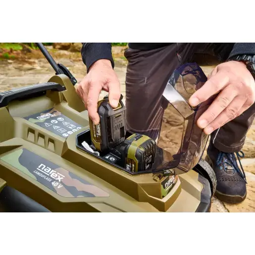 Aku sekačka na trávu Narex 65406734 CAMOUFLAGE CST 430 4BN (4,0 Ah) (NA65406734)