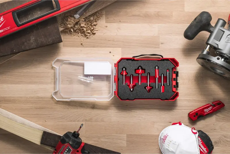 Kombinovaná sada dvoubřitých fréz, RTR B. S8 Set, 7 ks, 4932501052