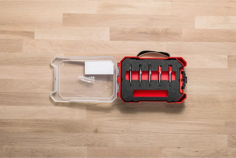 Sada přímých dvoubřitých fréz, RTR B. S8 Straight bit Set, 5 ks, 4932501053