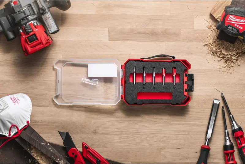 Sada přímých dvoubřitých fréz, RTR B. S8 Straight bit Set, 5 ks, 4932501053