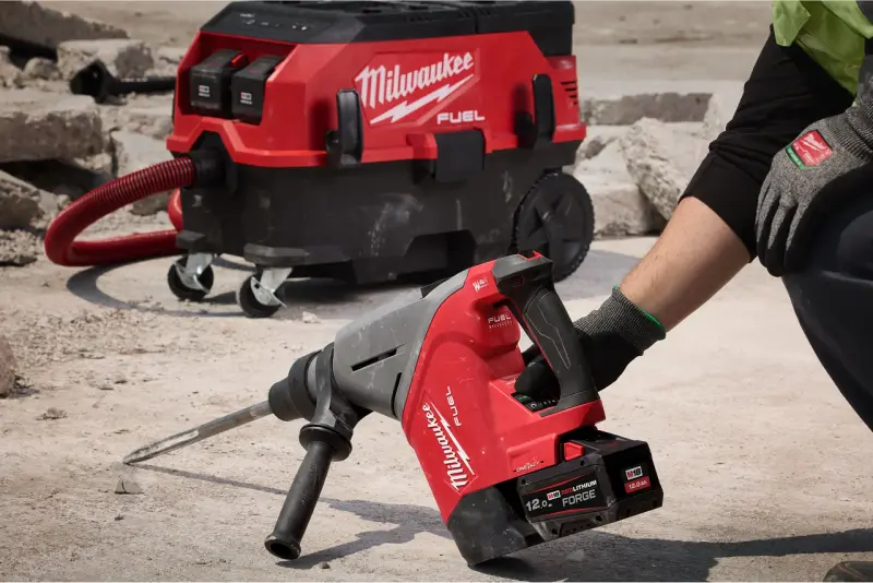 Aku vrtací a sekací kladivo Milwaukee M18 FHACO745-122C 45MM SDS-Max, ONE-KEY, 2x aku M18 FB12 + M12-18 FC + kufr,  4933493446
