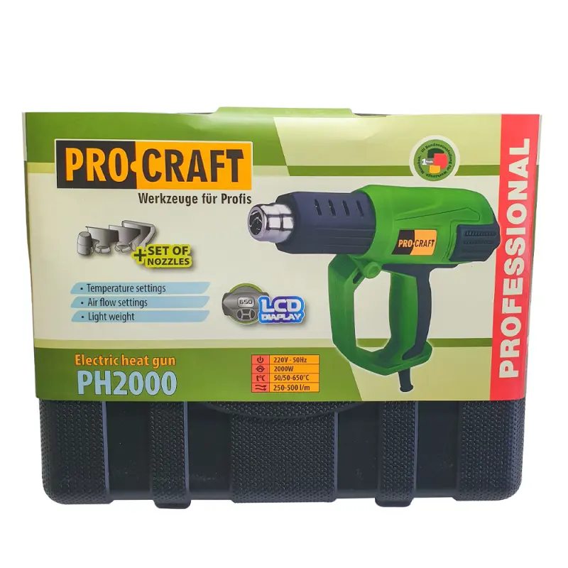Pistole horkovzdušná PROCRAFT PH1800 | PH1800