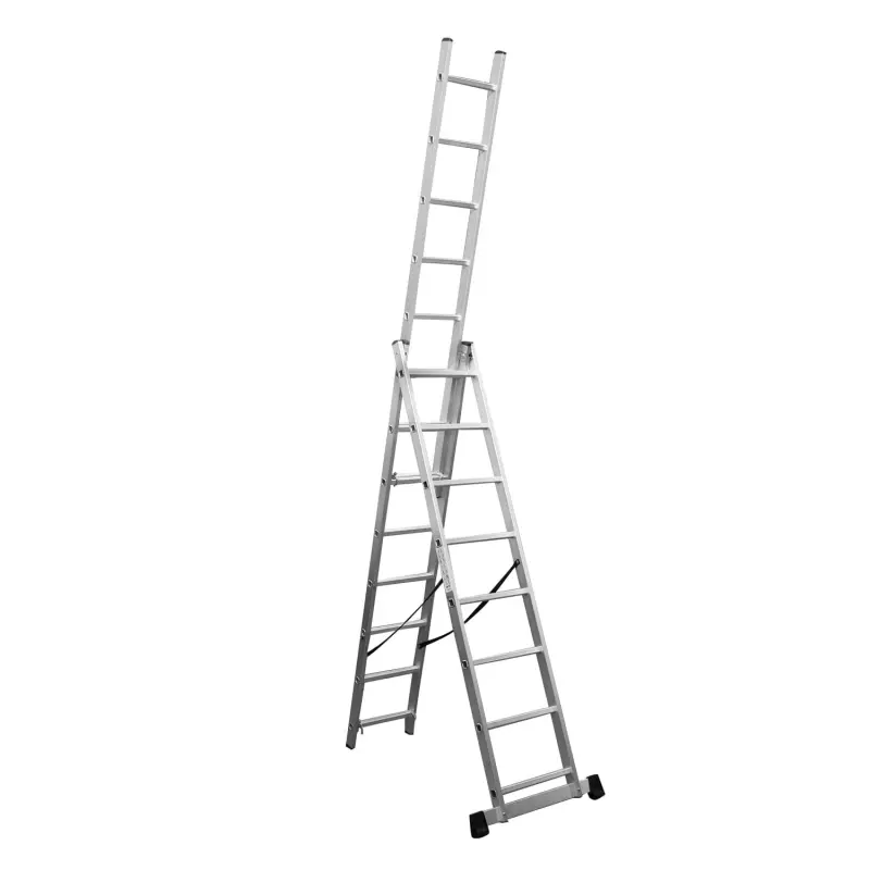 Žebřík hliníkový třídílný 3x8 Procraft PLA3.508 | PLA3.508