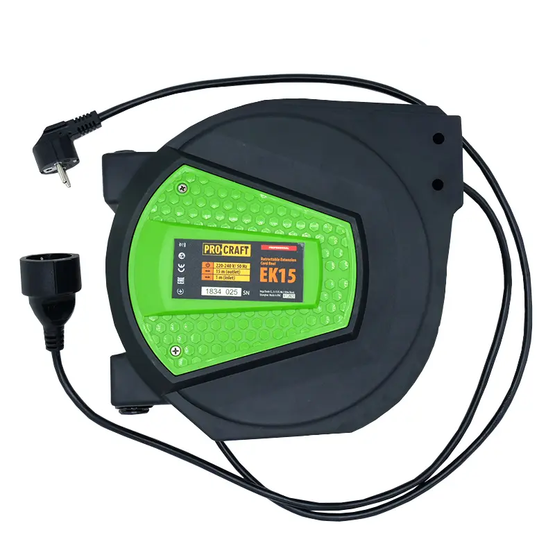 Samonavíjecí prodlužovací kabel, buben 230V EK15 | EK15