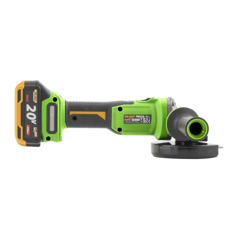 Aku úhlová bruska Procraft PWА220, 125mm | PWA220