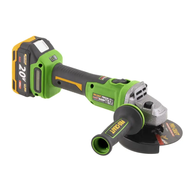 Aku úhlová bruska Procraft PWА220, 125mm | PWA220