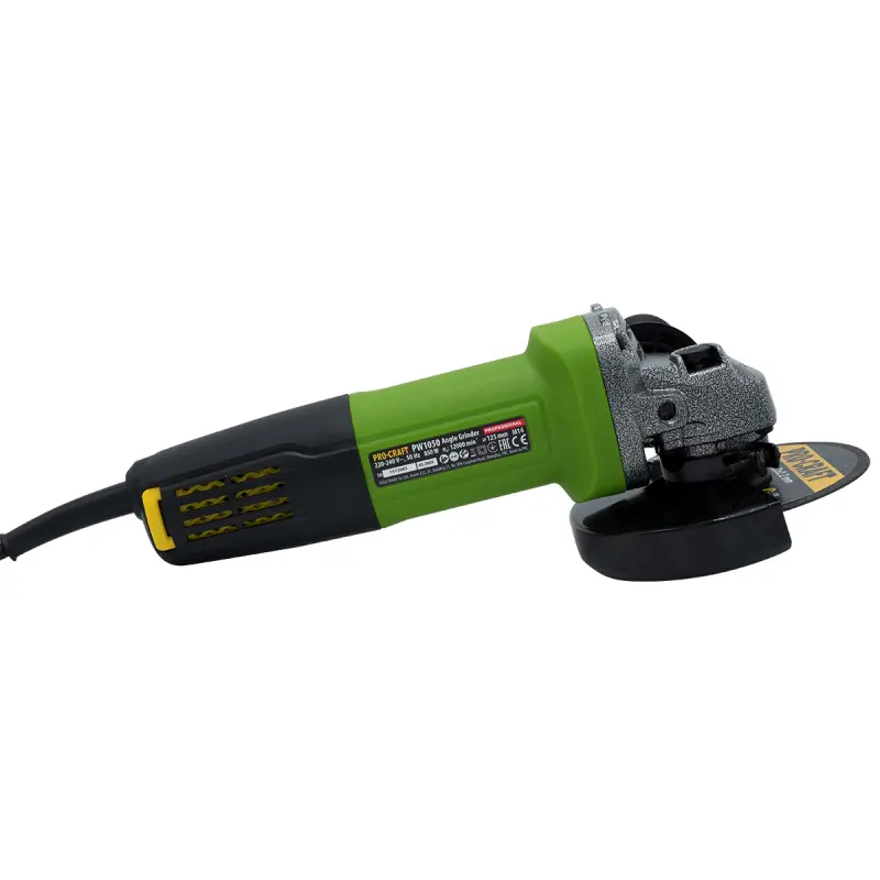 Bruska úhlová Procraft PW1050 + 10x řezný kotouč, 2x lamelový kotouč | SPW1050