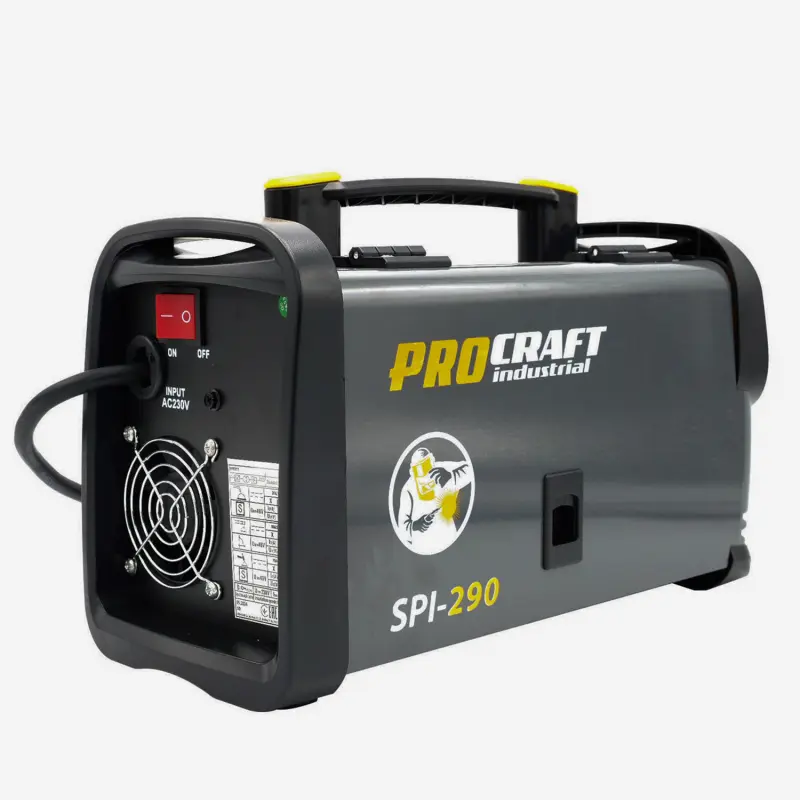 Kombinovaná invertorová svářečka Co Flux - trubičkový drát, MMA, TIG lift Procraft SPI-290 | SPI-290