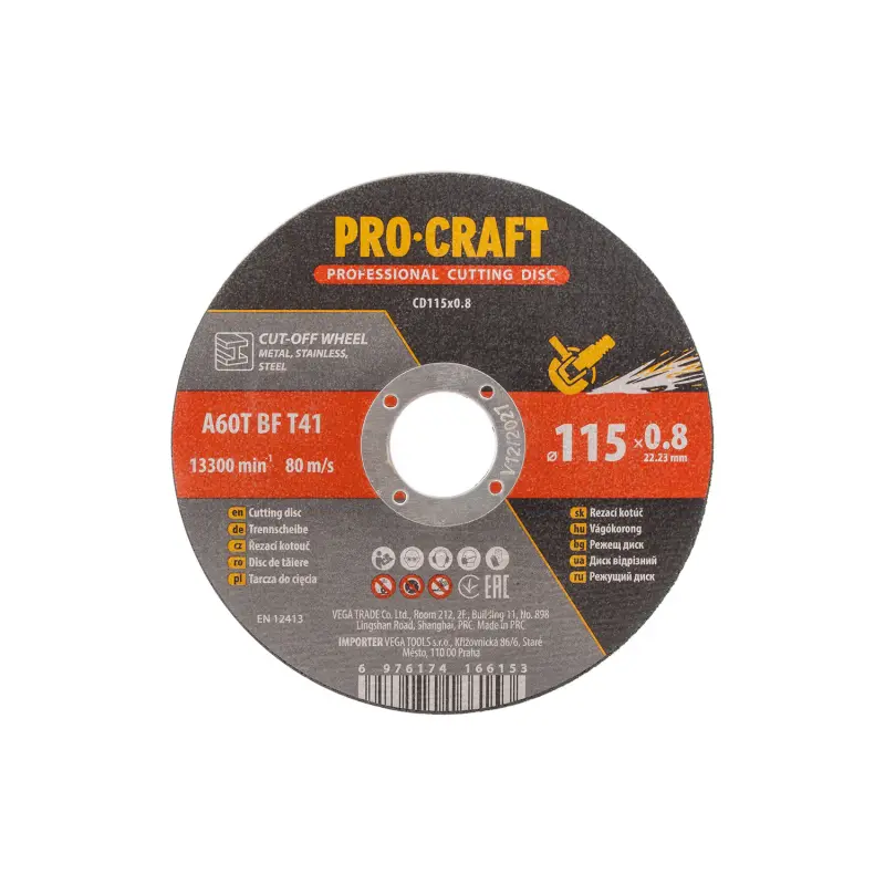 Řezný kotouč Procraft CD115x0.8 | CD115x0.8