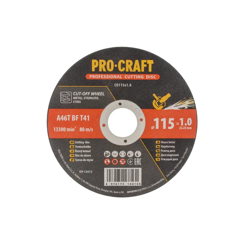 Řezný kotouč Procraft CD115x1.0 | CD115x1.0