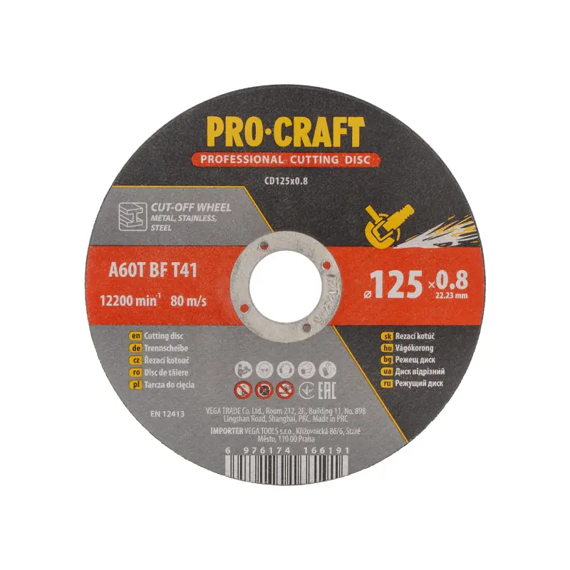 Řezný kotouč Procraft CD125x0.8 | CD125x0.8