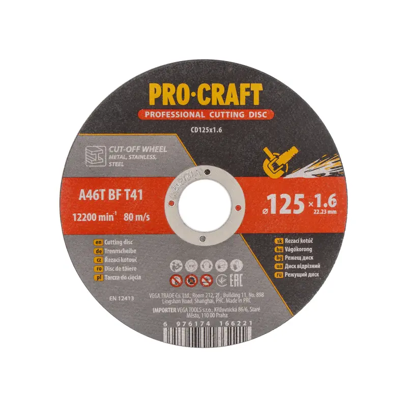 Řezný kotouč Procraft CD125x1.6 | CD125x1.6