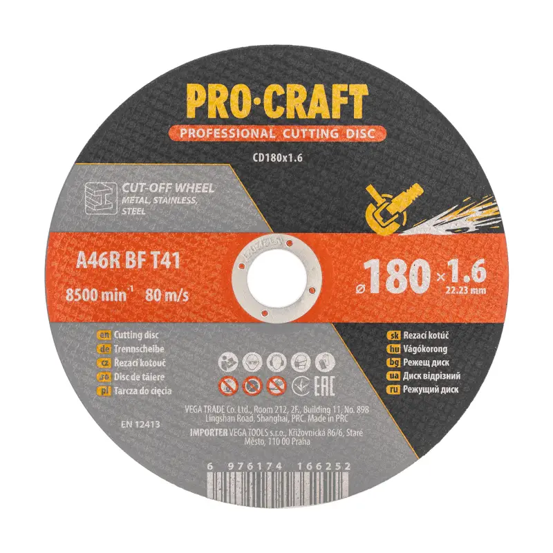 Řezný kotouč Procraft CD180x1.6 | CD180x1.6