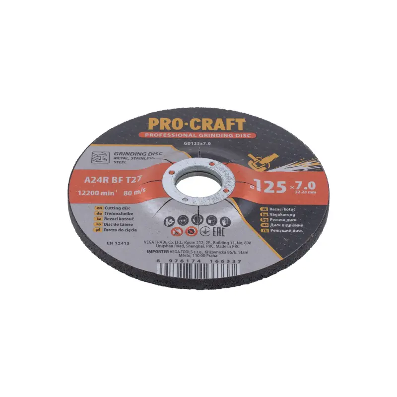 Brusný kotouč Procraft GD125x7.0 | GD125x7.0