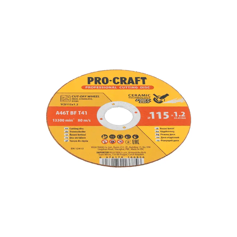 Keramický řezný kotouč Procraft YСD115x1.2 | YCD115x1.2