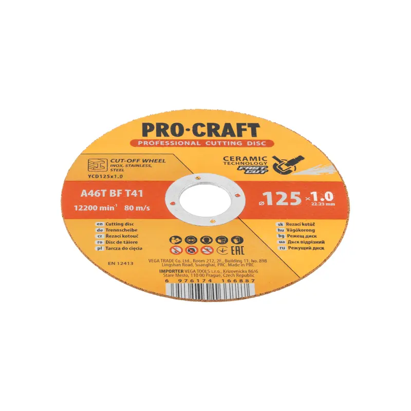 Keramický řezný kotouč Procraft YСD125x1.0 | YCD125x1.0