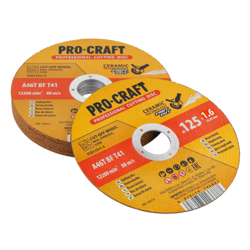 Keramický řezný kotouč Procraft YСD125x1.6 | YCD125x1.6