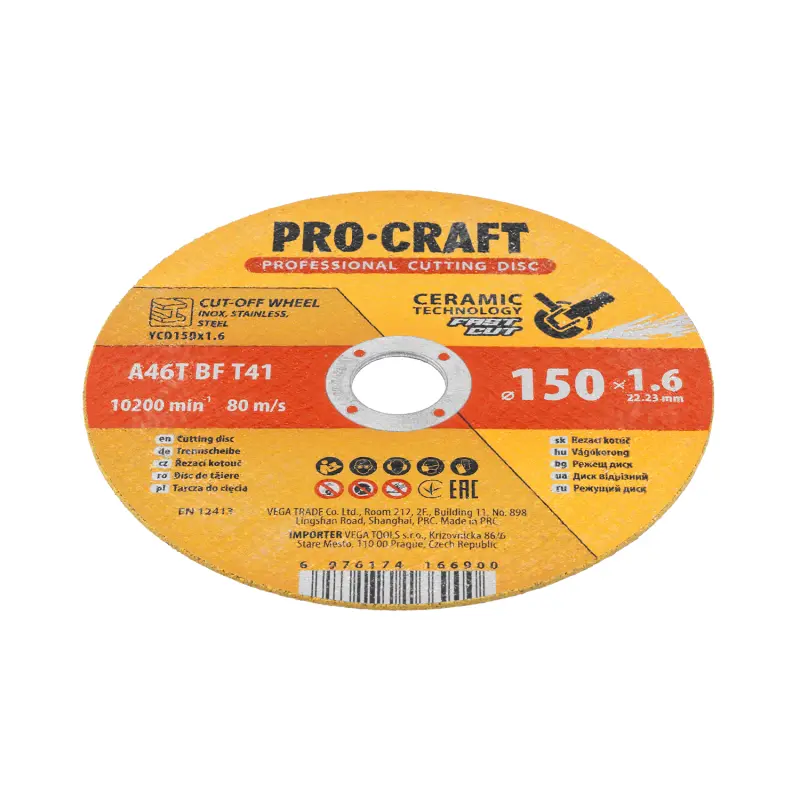 Keramický řezný kotouč Procraft YСD150x1.6 | YCD150x1.6