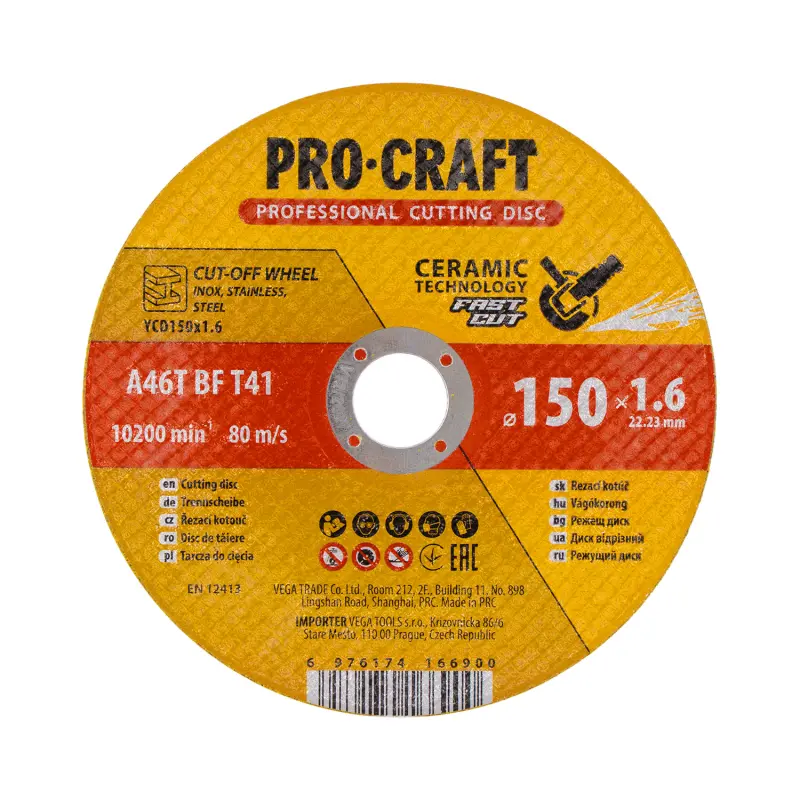 Keramický řezný kotouč Procraft YСD150x1.6 | YCD150x1.6