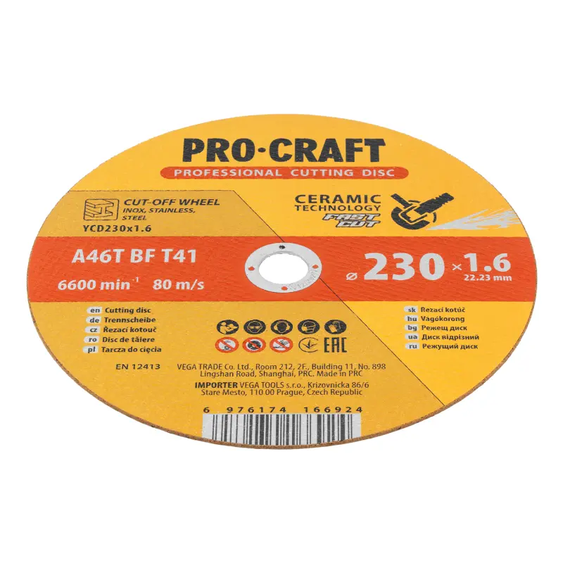 Keramický řezný kotouč Procraft YСD230x1.6 | YCD230x1.6