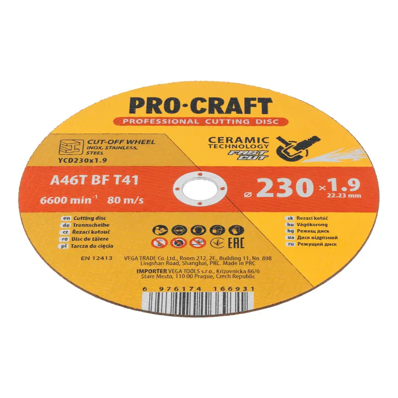Keramický řezný kotouč Procraft YСD230x1.9 | YCD230x1.9