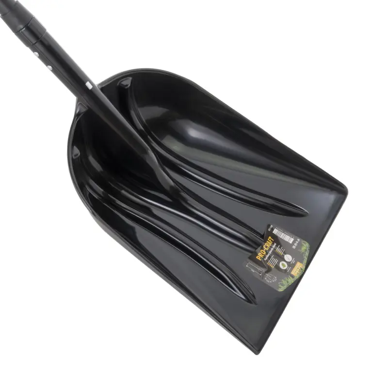Lopata na sníh a obilí 36,5 cm plastová se sklolaminátovou násadou dlouhá 150cm Procraft GPS-1500 | GPS-1500